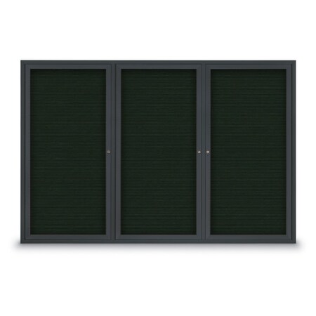 United Visual Products Open Faced Traditional Rounded Corkboard UV643ARC-GOLD-CLOUD
